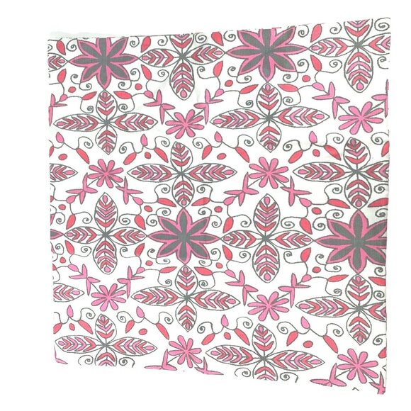 Throw Pillow Covers Boho Square Floral Swirls Doodles Pink Tribal Hippie - Picture 5 of 10